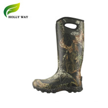 Men's Durable Waterproof Camo Rubber Boots for hunting from China